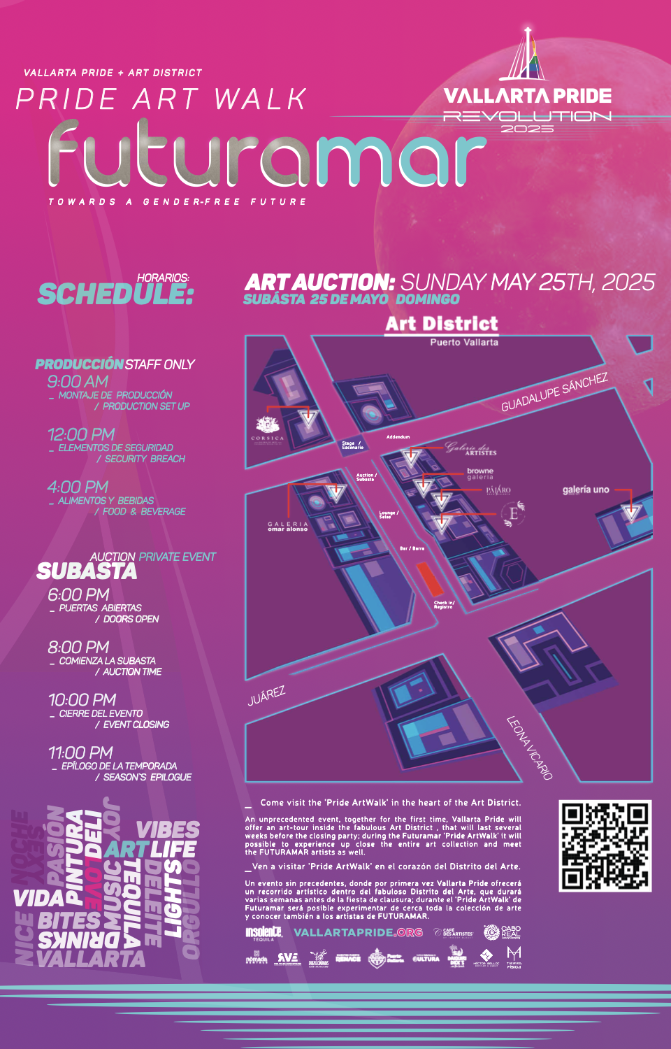 Futuramar: Street Map Vallarta PRIDE 2025 